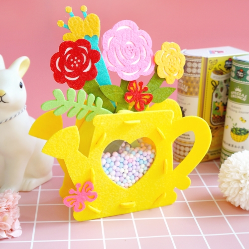 펠트 꽃 화분 1set