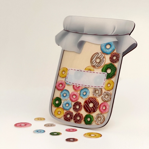 [브로테] 마시멜로 허니팟 도넛(칭찬보상)