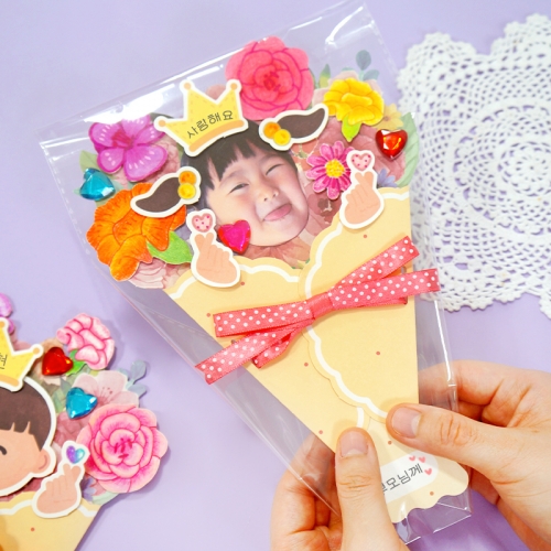 미니 꽃다발 카드 5set