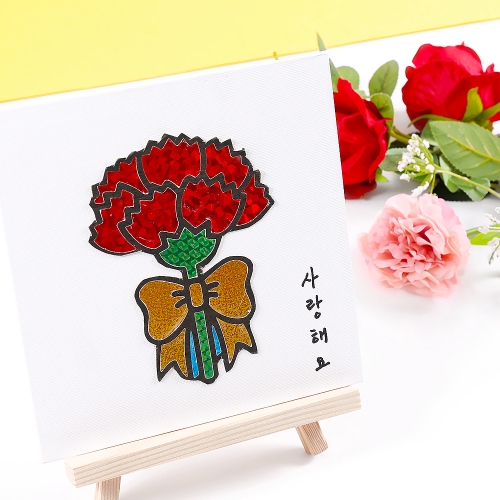 카네이션 포일아트