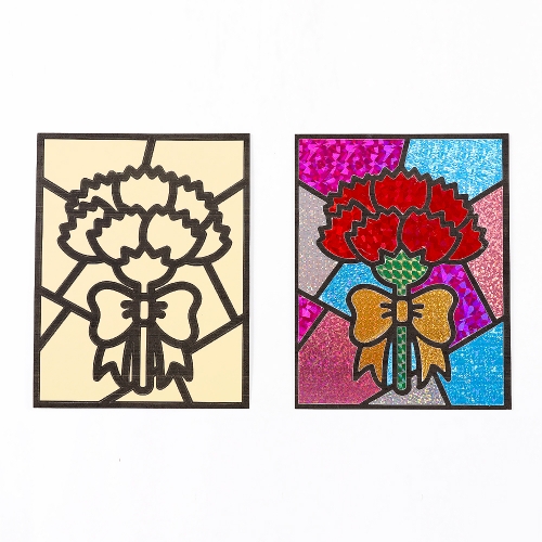 카네이션 포일아트