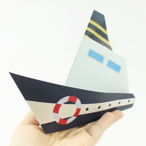 양면 종이접기 배 만들기 종이배 20매 세트 (소,중,대)