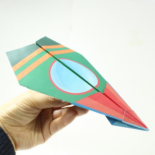 양면 종이접기 비행기 만들기 종이비행기 20매 세트 (소,중,대)