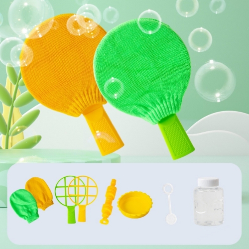 핑퐁 비눗방울 버블 라켓 만지는 비누방울 탁구채 장갑