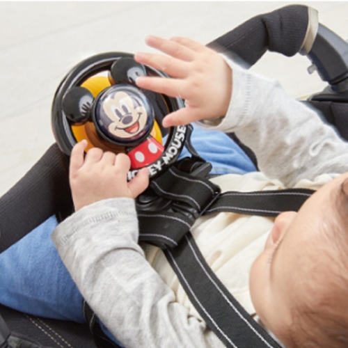 [타카라토미] 미키 핸들 유모차 장난감 외출용토이 클랙숀