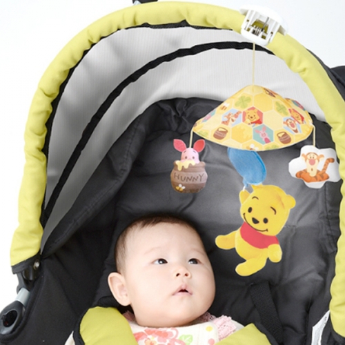 [타카라토미] 푸우 유모차 모빌 신생아장난감 딸랑이