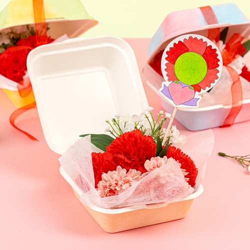 [민화샵] 카네이션 도시락 꽃 만들기