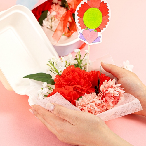 [민화샵] 카네이션 도시락 꽃 만들기