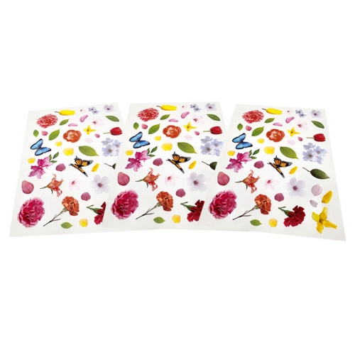 봄꽃 여름 이야기 투명방수스티커(3장 1set)