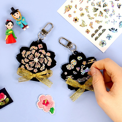 [하하당] 전통 자개 카네이션 키링 만들기