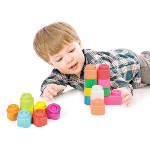 [클레멘토니] 소프트 블럭놀이 (48pcs) 쌓기 조립 만들기