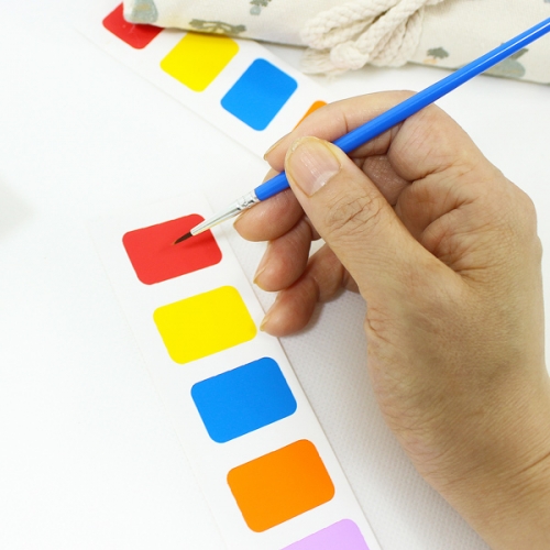 두루마리 색연필 미술도구세트 물감 붓 포함