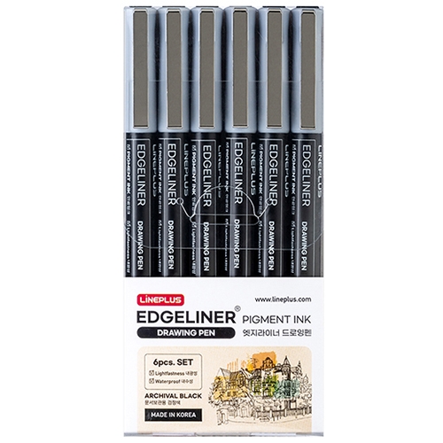 9000 엣지라이너드로잉펜[6p]