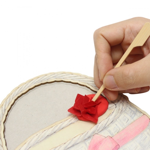 한지 카네이션 바구니