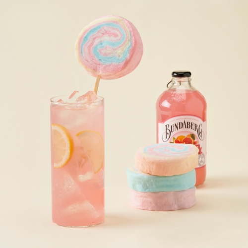 [스낵스] 케어베어 솜사탕 1P 2종 선택구매 (슈가크러쉬/딸기맛) + 띠부실1장 간식 선물 생일