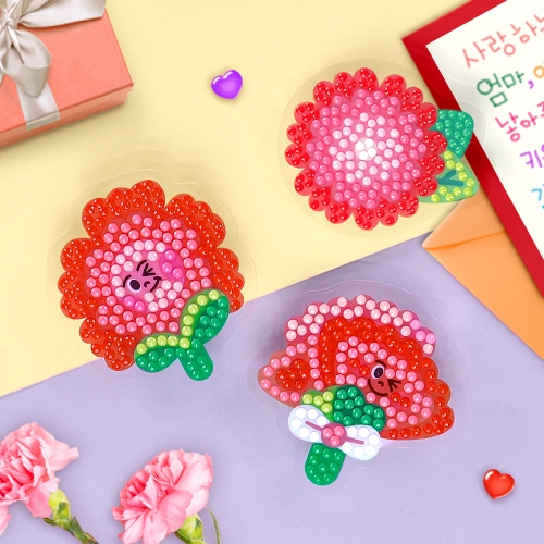 [하하당] 반짝 카네이션 보석 스마트톡 (3종 택1)