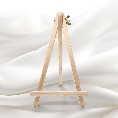 [할인행사] 미니 나무 이젤 액자 받침대 (약 11 x 19cm)