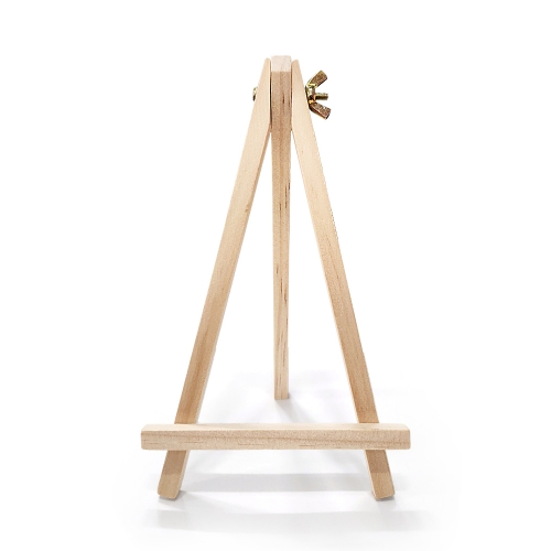[할인행사] 미니 나무 이젤 액자 받침대 (약 11 x 19cm)