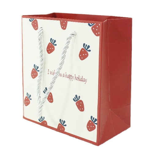 딸기 쇼핑백 (12개세트)
