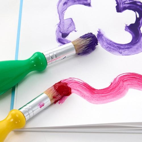 [캐스B]아트스쿨 물방울유아붓4종(2635)