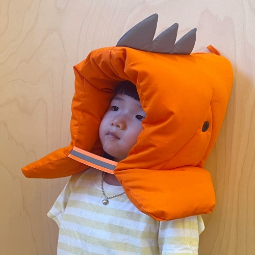 태그공작소 지진방재모자 재난대비용 다이노모자 소방대피훈련 안전모자