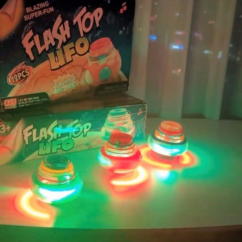 UFO 배틀 야광팽이 1+1 (색상랜덤)