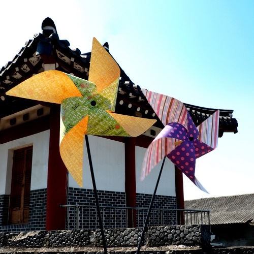 메이크문구 M175 종이왕바람개비만들기 6종