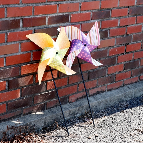 메이크문구 M175 종이왕바람개비만들기 6종