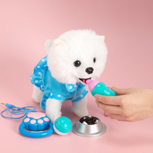 [캐스B]플레이 산책하는강아지크림(2608)