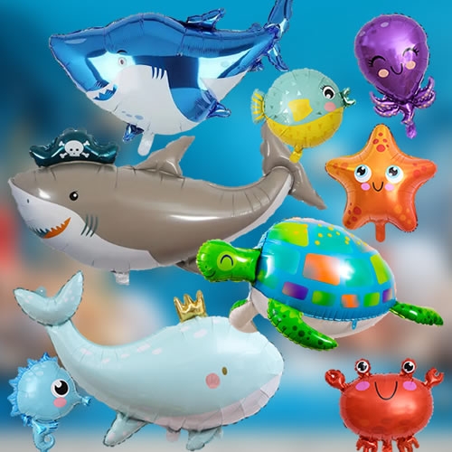 바다동물 풍선(5개)