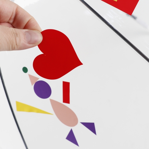 메이크문구 M179 스티커우산꾸미기 도형