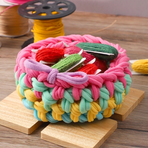 [아트랄라] 양말목공예 파스텔바구니