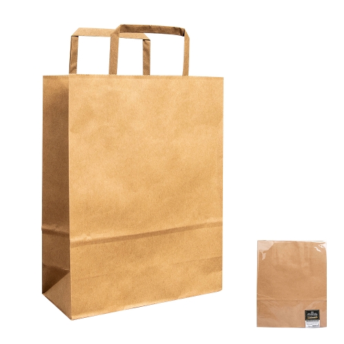 메이크문구 크라프트플랫쇼핑백(20입)