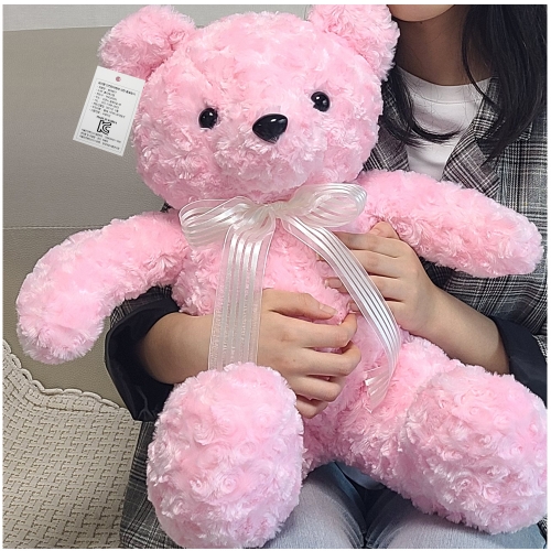 국산곰인형 러블리빅베어 중60,화이트곰,핑크곰,브라운곰,크림곰시리즈