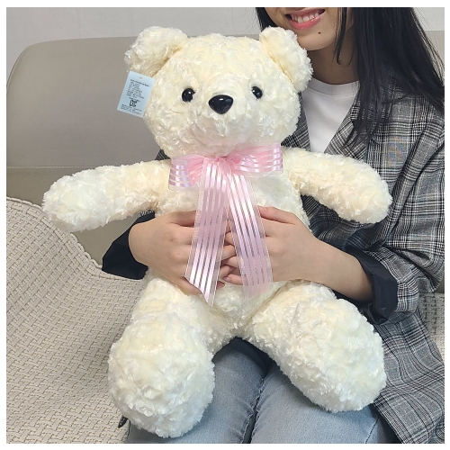 국산곰인형 러블리빅베어 중60,화이트곰,핑크곰,브라운곰,크림곰시리즈