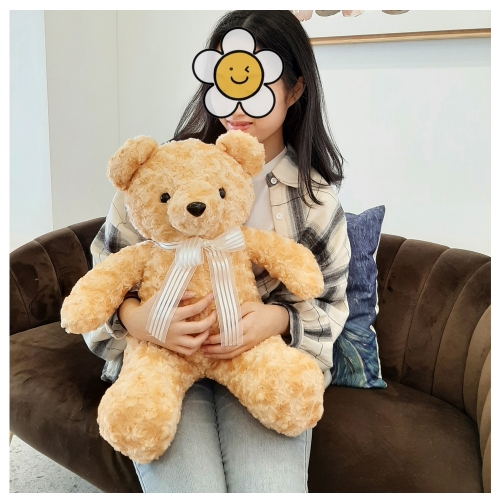 국산곰인형 러블리빅베어 중60,화이트곰,핑크곰,브라운곰,크림곰시리즈