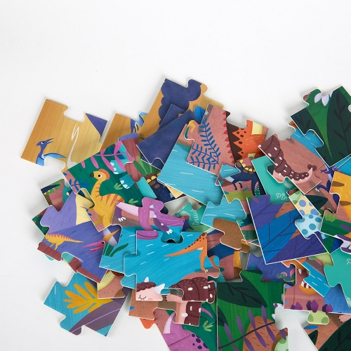 [캐스B]튼튼 퍼즐과포스터공룡시대여행48pcs(2660)