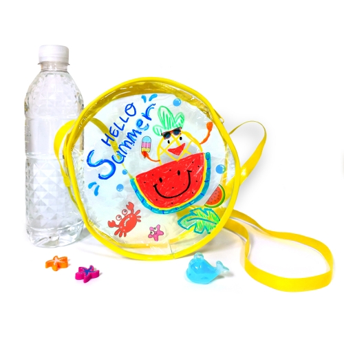 [탑키드] 스티커로 꾸미는 원형 비치백 만들기