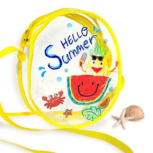 [탑키드] 스티커로 꾸미는 원형 비치백 만들기