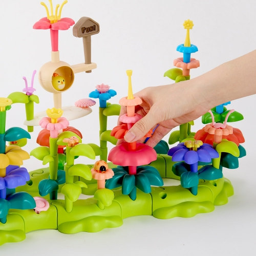 [캐스B]튼튼 크리에듀플라워가든블록137pcs(2655)