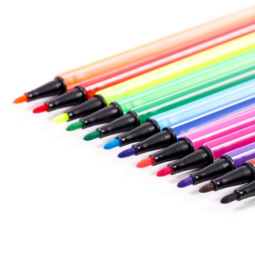 수성 사인펜 12색 필통 세트