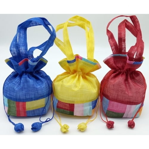 추석 설날 송편포장 가래떡포장 손잡이형 떡주머니 복주머니 / 송편상자/떡상자/떡포장/복주머니