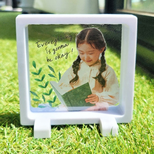 하바리움 액자 투명 스티커 (5인세트)