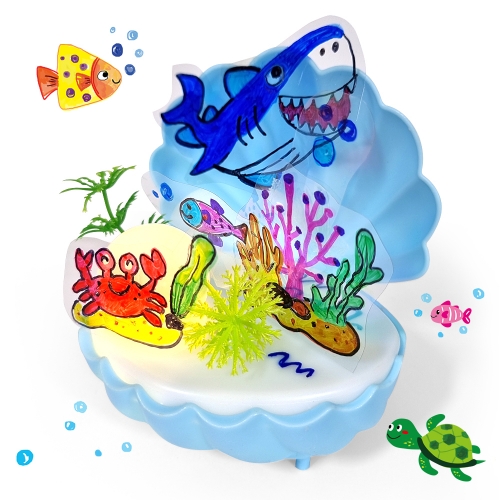 [탑키드] 만들기 바닷속 조개 LED 무드등