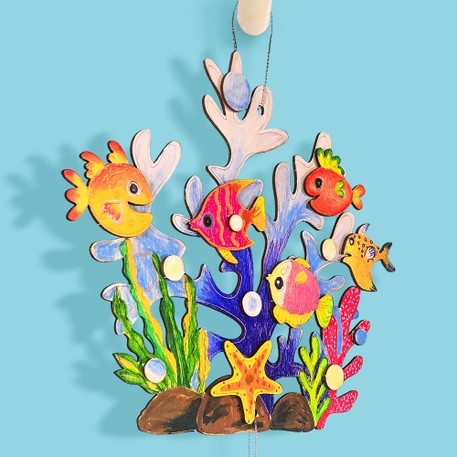 [탑키드] 만들기 바닷속 튜브벨 풍경