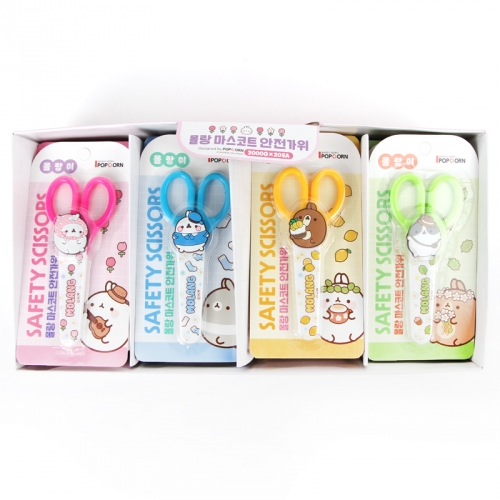 몰랑이 캐릭터 어린이 가위 안전가위 학용품 입학선물 신학기준비물