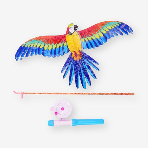 낚시대 연 날리기 얼레 세트 앵무새연 독수리연 제비연 낚시연