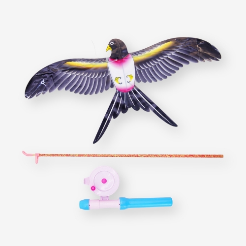 낚시대 연 날리기 얼레 세트 앵무새연 독수리연 제비연 낚시연