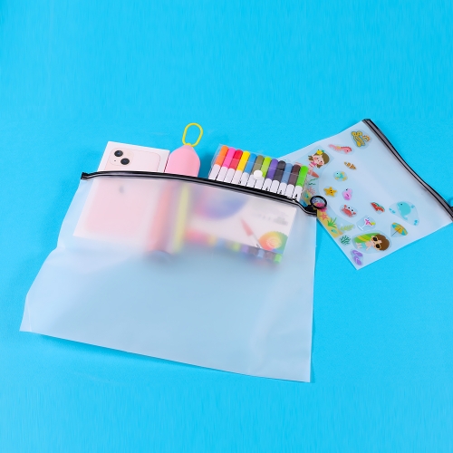 PVC 반투명 지퍼 파우치