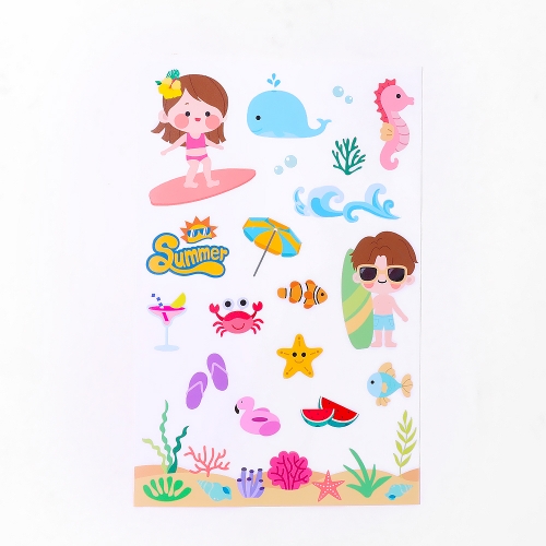 잘라쓰는 여름 스티커